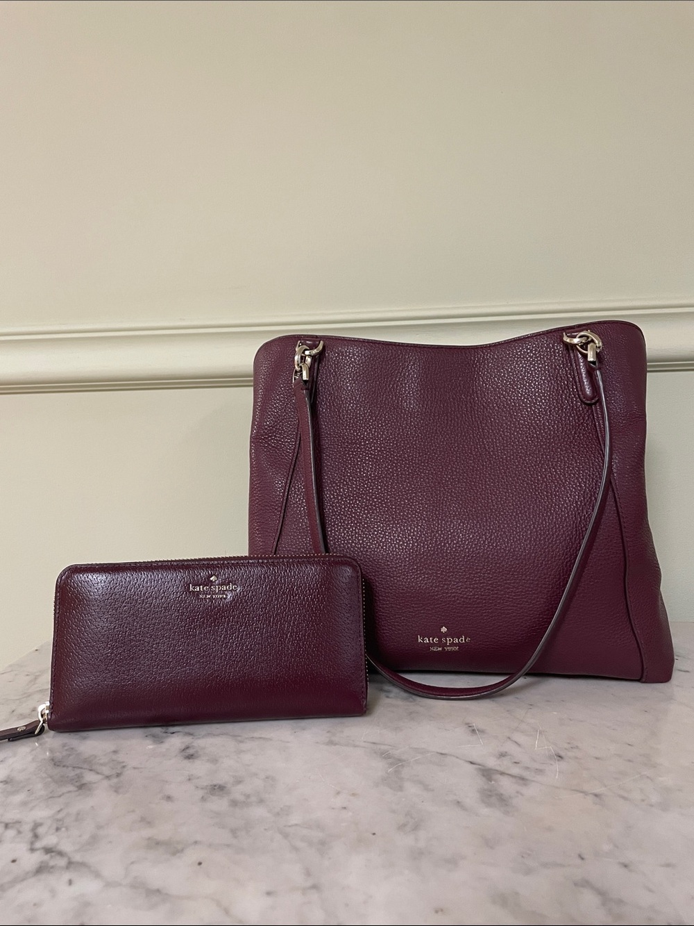 Kate Spade Jackson Purse and Matching Wallet
